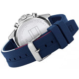 Buy Shop Tommy Hilfiger Mason Blue Dial Blue Rubber Strap Watch for Men - 1791791 USA Online
