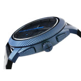 Buy Shop Fossil Machine Chronograph Black Dial Black Leather Strap Watch for Men - FS5361 USA Online