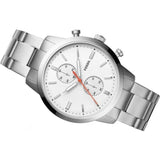 Buy Shop Fossil Townsman White Dial Silver Steel Strap Watch for Men - FS5346 USA Online
