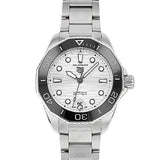 Buy Shop Tag Heuer Aquaracer Professional 300 Automatic White Dial Silver Steel Strap Watch for Men - WBP231C.BA0626 USA Online