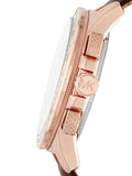 Buy Shop Michael Kors Ryker Analog Gray Dial Brown Leather Strap Watch For Men - MK8519 USA Online