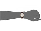 Tissot T Classic Carson Premium White Dial Brown Leather Strap Watch for Women - T122.207.36.031.00