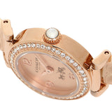 Coach Madison Crystals Rose Gold Dial Rose Gold Steel Strap Watch For Women - 14502203