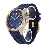 Maurice Lacroix Pontos Divers Limited Edition Blue Dial Blue Leather Strap Watch For Men - PT6248-BRZ0B-430-4