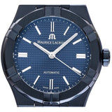 Maurice Lacroix Automatic PVD Limited Edition Blue Dial Blue Silicon Strap Watch For Men - AI6007-PVC00-430-4