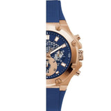 Buy Shop Guess Third Gear Analog Blue Dial Blue Rubber Strap Watch for Men - GW0334G3 USA Online