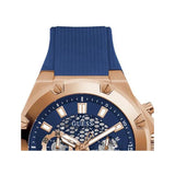Buy Shop Guess Third Gear Analog Blue Dial Blue Rubber Strap Watch for Men - GW0334G3 USA Online