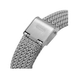 Buy Shop Guess Soiree Diamonds Silver Dial Silver Mesh Bracelet Watch for Women - GW0402L1 USA Online