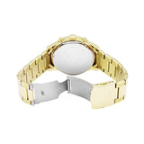Buy Shop Guess Atlas Chronograph Black Dial Gold Steel Strap Watch for Men - W0668G8 USA Online