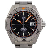 Tag Heuer Aquaracer Bamford Automatic Black Dial Grey Steel Strap Watch for Men - WAY208F.BF0638