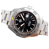 Tag Heuer Aquaracer Bamford Automatic Black Dial Grey Steel Strap Watch for Men - WAY208F.BF0638